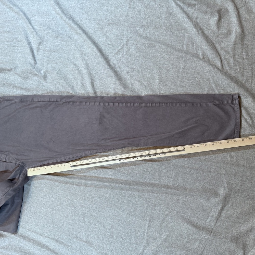 UNTUCKit‎ Pants Mens 35x32 Gray Straight Fit Stretch Pima Cotton Casual Chinos - Picture 7 of 12